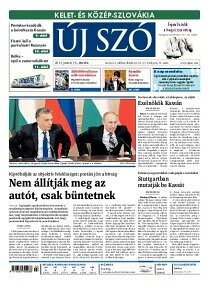 Obálka e-magazínu Új Szó 15.1.2014