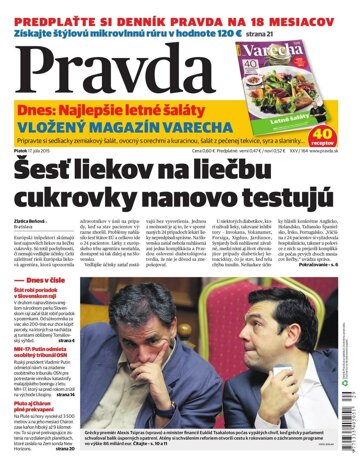 Obálka e-magazínu Pravda 17.7.2015