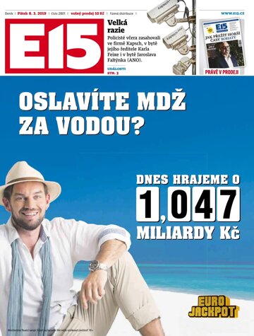 Obálka e-magazínu E15 8.3.2019