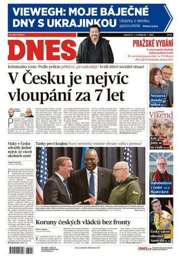 Obálka e-magazínu MF Dnes 21.1.2023