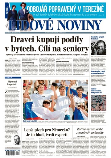 Obálka e-magazínu Lidové noviny 31.7.2024