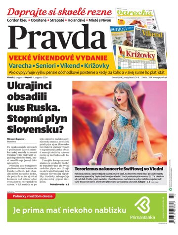 Obálka e-magazínu Pravda 09. 08. 2024