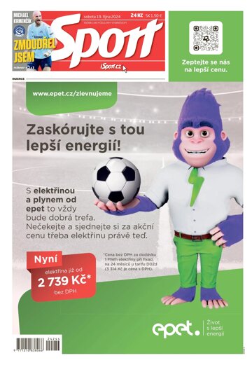 Obálka e-magazínu Sport 19.10.2024