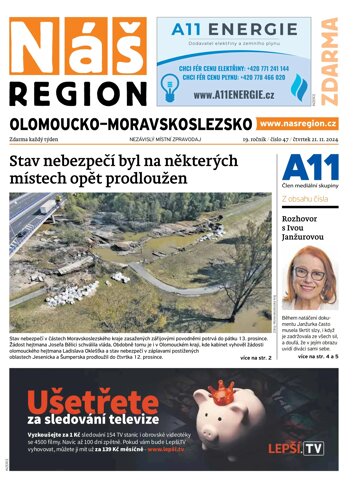 Obálka e-magazínu Náš Region - Olomoucko/Moravskoslezsko 47/2024