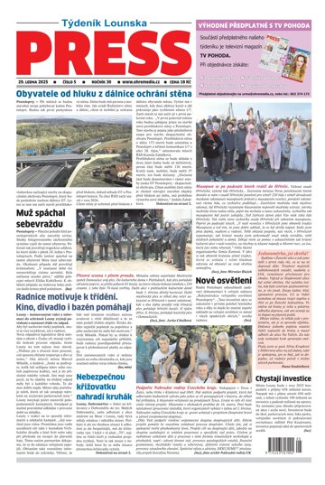 Obálka e-magazínu Lounský press 5/25