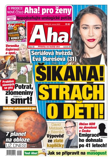 Obálka e-magazínu AHA! 28.2.2025