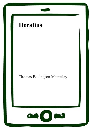 Obálka knihy Horatius