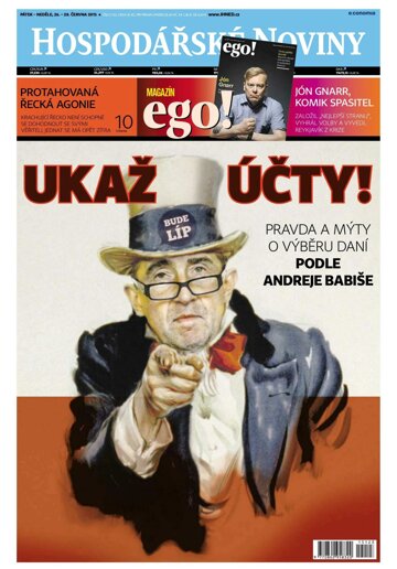 Obálka e-magazínu Hospodářské noviny 123 - 26.6.2015