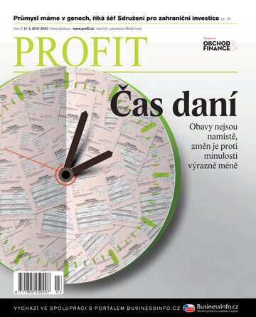 Obálka e-magazínu Profit 14.3.2016