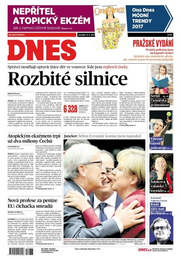 Obálka e-magazínu MF Dnes 13.2.2017