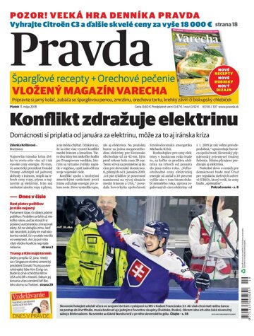 Obálka e-magazínu Pravda 11.5.2018