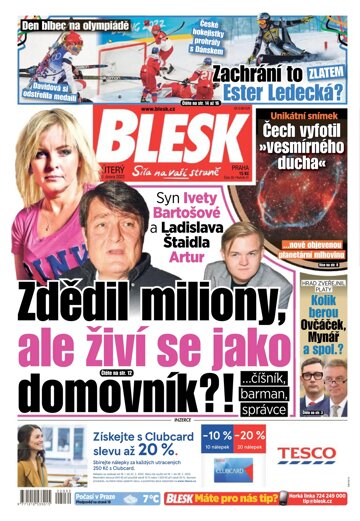 Obálka e-magazínu Blesk 8.2.2022