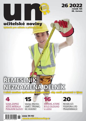 Obálka e-magazínu Učitelské noviny 26/2022