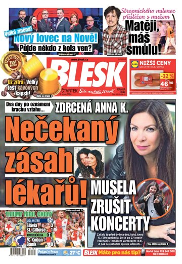 Obálka e-magazínu Blesk 8.8.2024