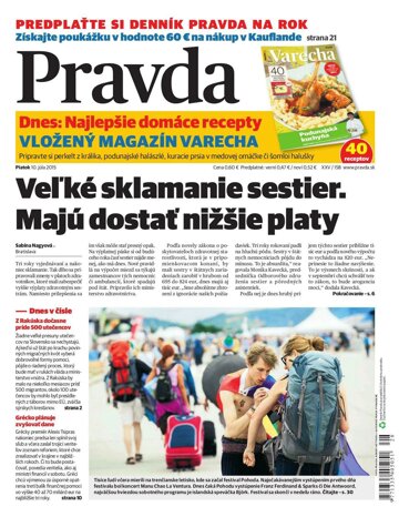 Obálka e-magazínu Pravda 10.7.2015