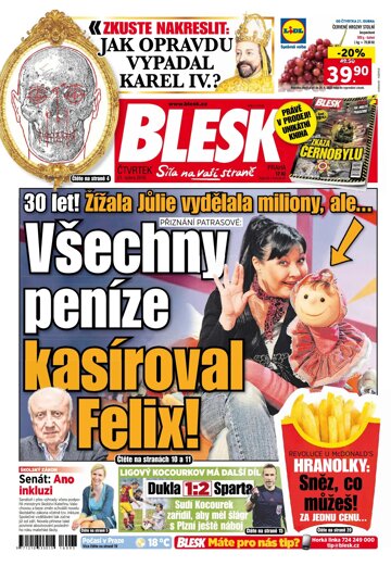 Obálka e-magazínu Blesk 21.4.2016