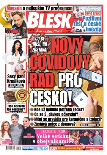 Obálka e-magazínu Blesk 4.2.2022