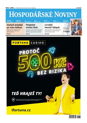 Obálka e-magazínu Hospodářské noviny 113 - 10.6.2022