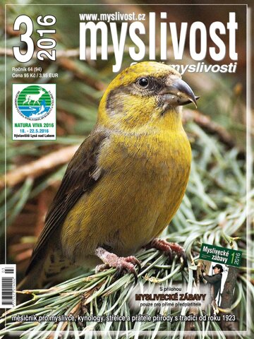 Obálka e-magazínu Myslivost 3/2016