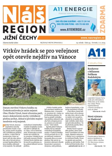 Obálka e-magazínu Náš Region - Jižní Čechy 45/2024