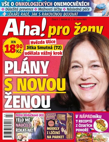 Obálka e-magazínu AHA! pro ženy 3/2025