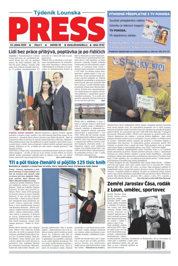 Obálka e-magazínu Lounský press 3/25