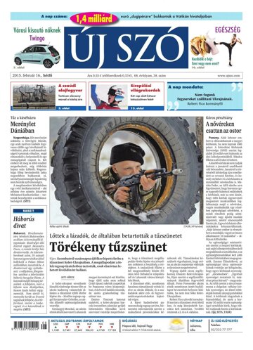 Obálka e-magazínu Új Szó 16.2.2015