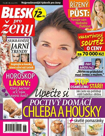 Obálka e-magazínu Blesk pro ženy 8.2.2016