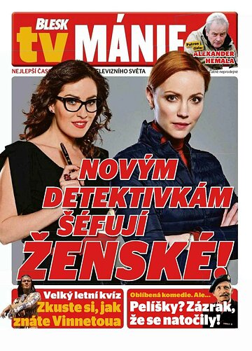 Obálka e-magazínu Blesk Tv manie 16.7.2016