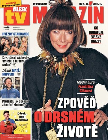 Obálka e-magazínu Příloha Blesk Tv magazín - 4.11.2016