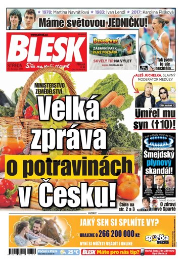 Obálka e-magazínu Blesk 12.7.2017