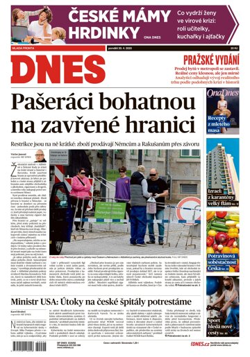 Obálka e-magazínu MF Dnes 20.4.2020