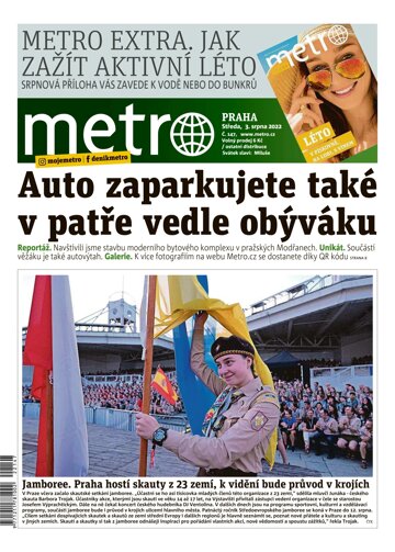 Obálka e-magazínu deník METRO 3.8.2022