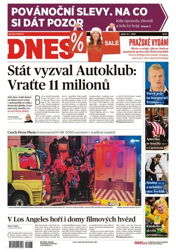 Obálka e-magazínu MF Dnes 10.1.2025