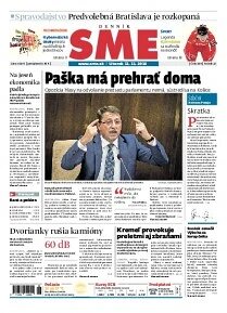 Obálka e-magazínu SME 11.11.2014