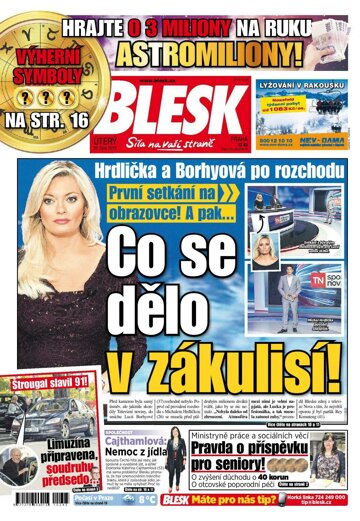 Obálka e-magazínu Blesk 20.10.2015