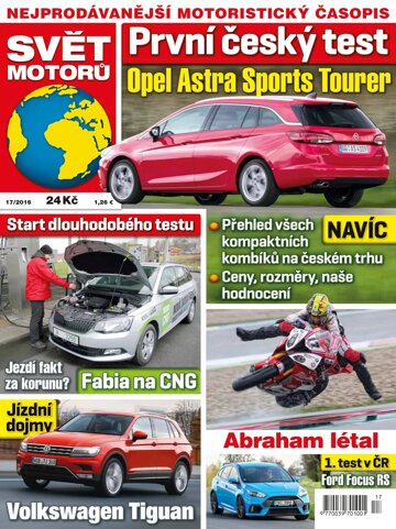 Obálka e-magazínu Svět motorů 25.4.2016