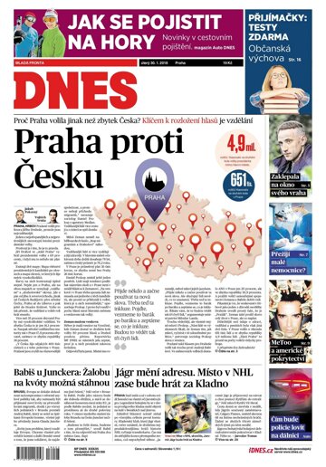 Obálka e-magazínu MF Dnes 30.1.2018