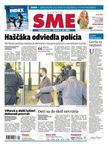 Obálka e-magazínu SME 2.12.2020