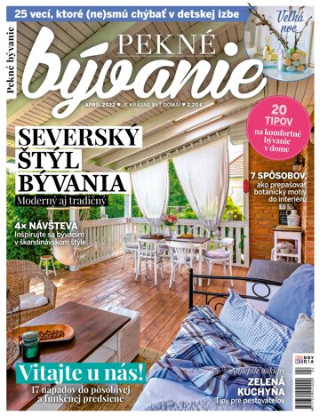 Obálka e-magazínu Pekné bývanie 4/2022