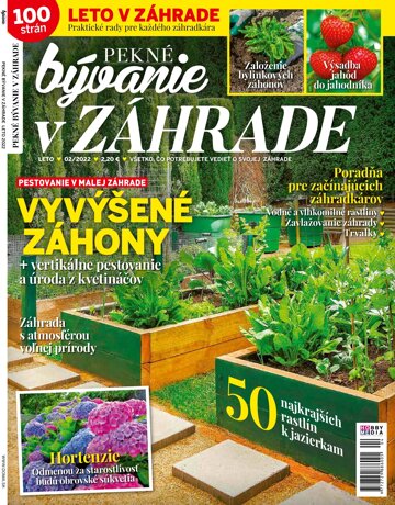 Obálka e-magazínu Pekné bývanie v záhrade 2/2022