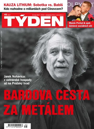 Obálka e-magazínu Týden 45/2017