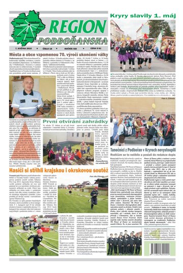 Obálka e-magazínu Region Podbořanska 18/2015