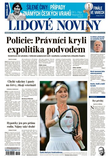 Obálka e-magazínu Lidové noviny 10.7.2023