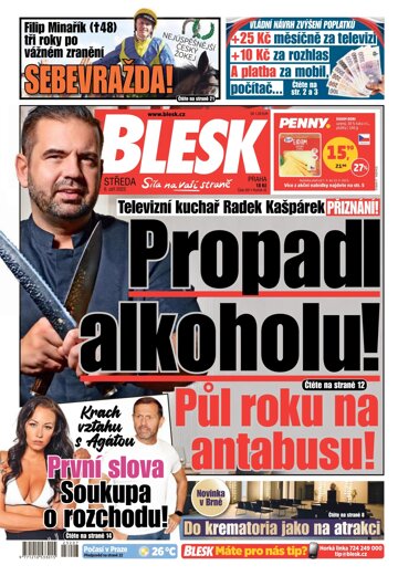 Obálka e-magazínu Blesk 6.9.2023