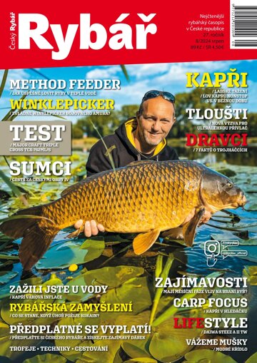 Obálka e-magazínu Český rybář 8/2024