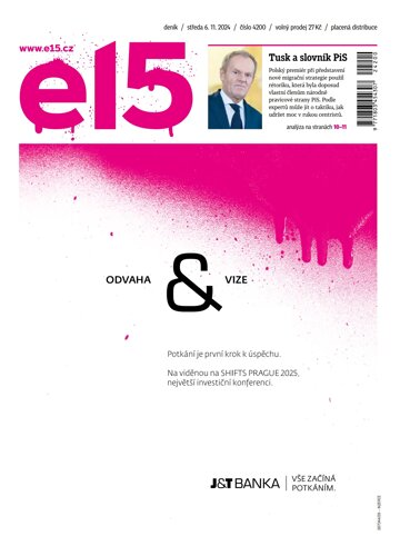 Obálka e-magazínu E15 6.11.2024