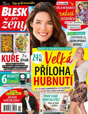 Obálka e-magazínu Blesk pro ženy 2/2025