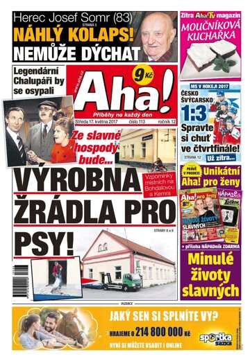 Obálka e-magazínu AHA! 17.5.2017