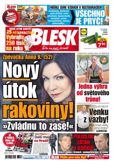 Obálka e-magazínu Blesk 8.6.2017